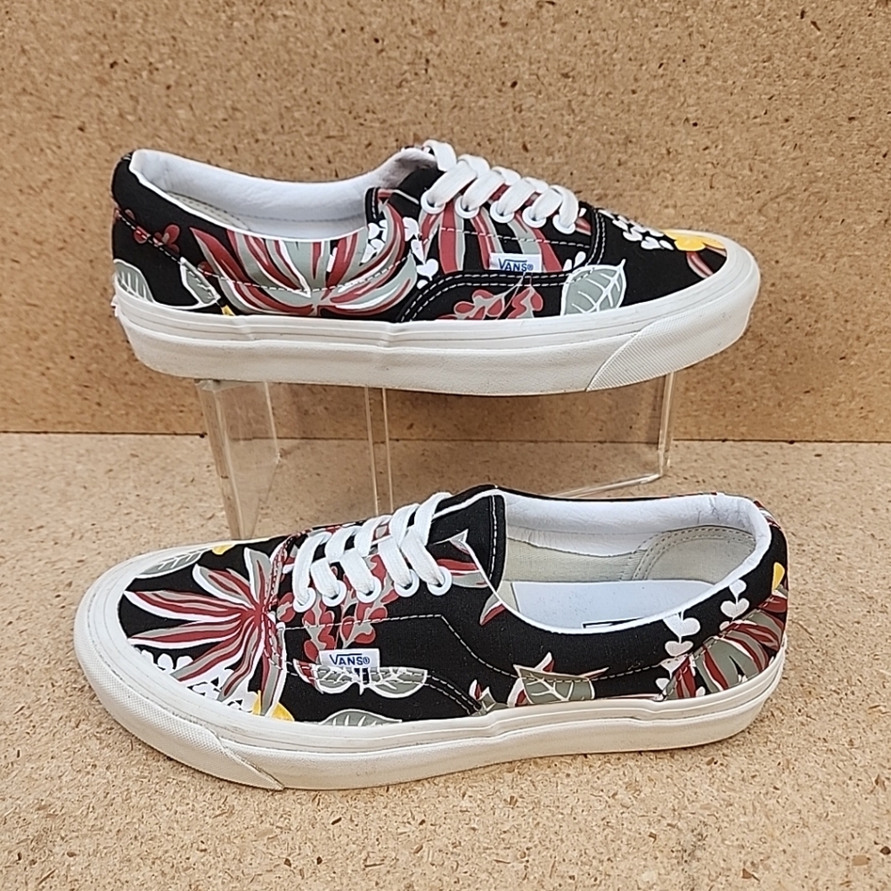 Vans Era 95 DX Aloha Mens Size 9 Red Black Athletic Skate Shoes Sneakers - Picture 2 of 9